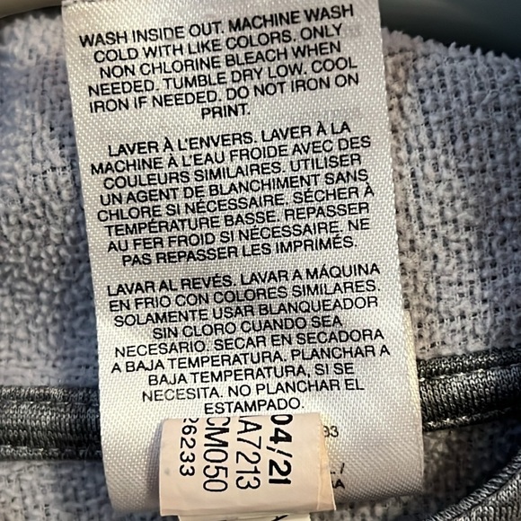 ADIDAS Youth Pullover Grey/ Black Hoodie size Medium(10/12) - Picture 6 of 8